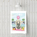 Angel by the Water | A3/A2 Digital Painting Poster